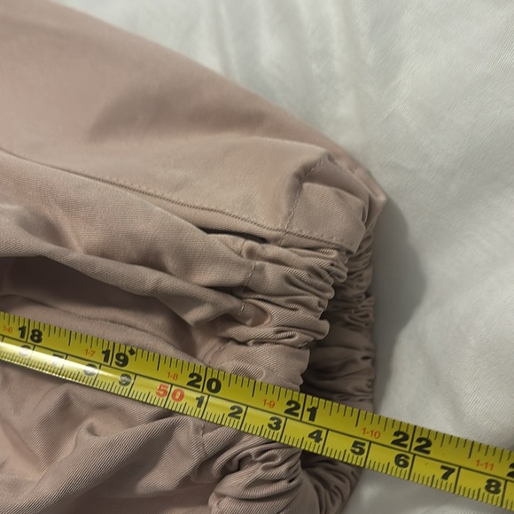 Eloquii Blush Utility Jacket SZ 16 plus size w/hood puffy sleeve cropped NWT - Picture 12 of 12